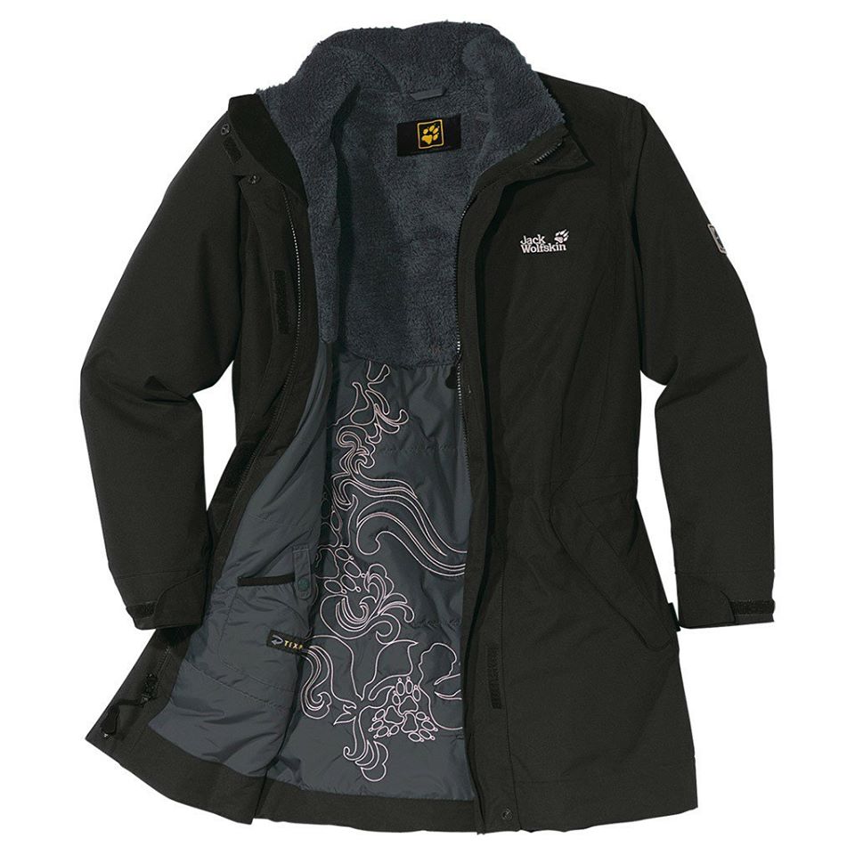 jack wolfskin damen mantel 5th avenue black 2013 jack wolfskin damen mantel 5th avenue black 2013