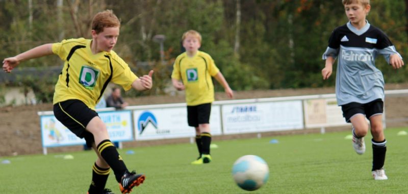 Vier Jugendmannschaften spielen im Sportpark an der Hiag