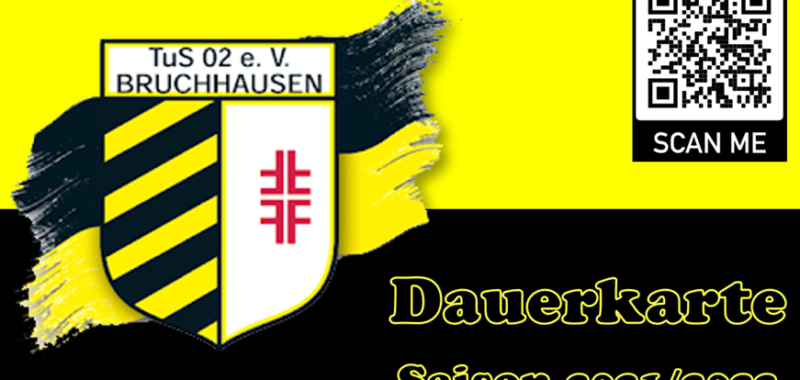 Dauerkartenverkauf 21/22 ist gestartet