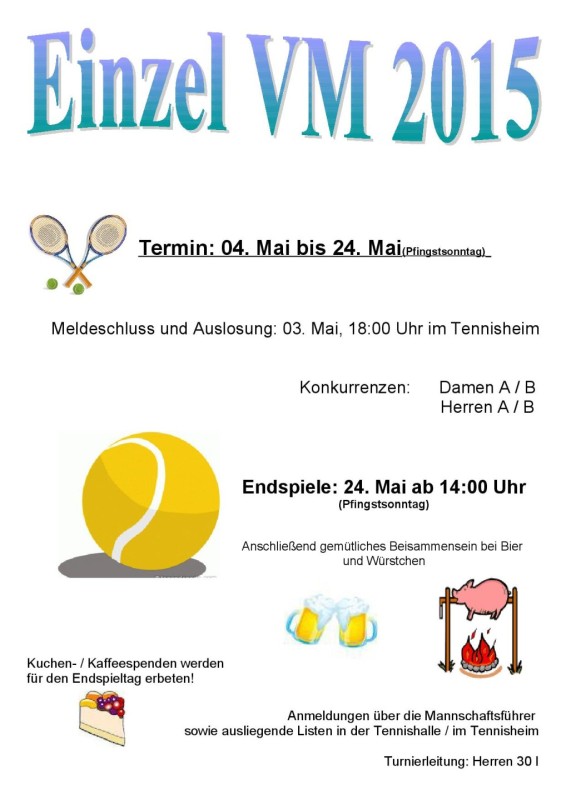 Ausschreibung Einzel VM-001