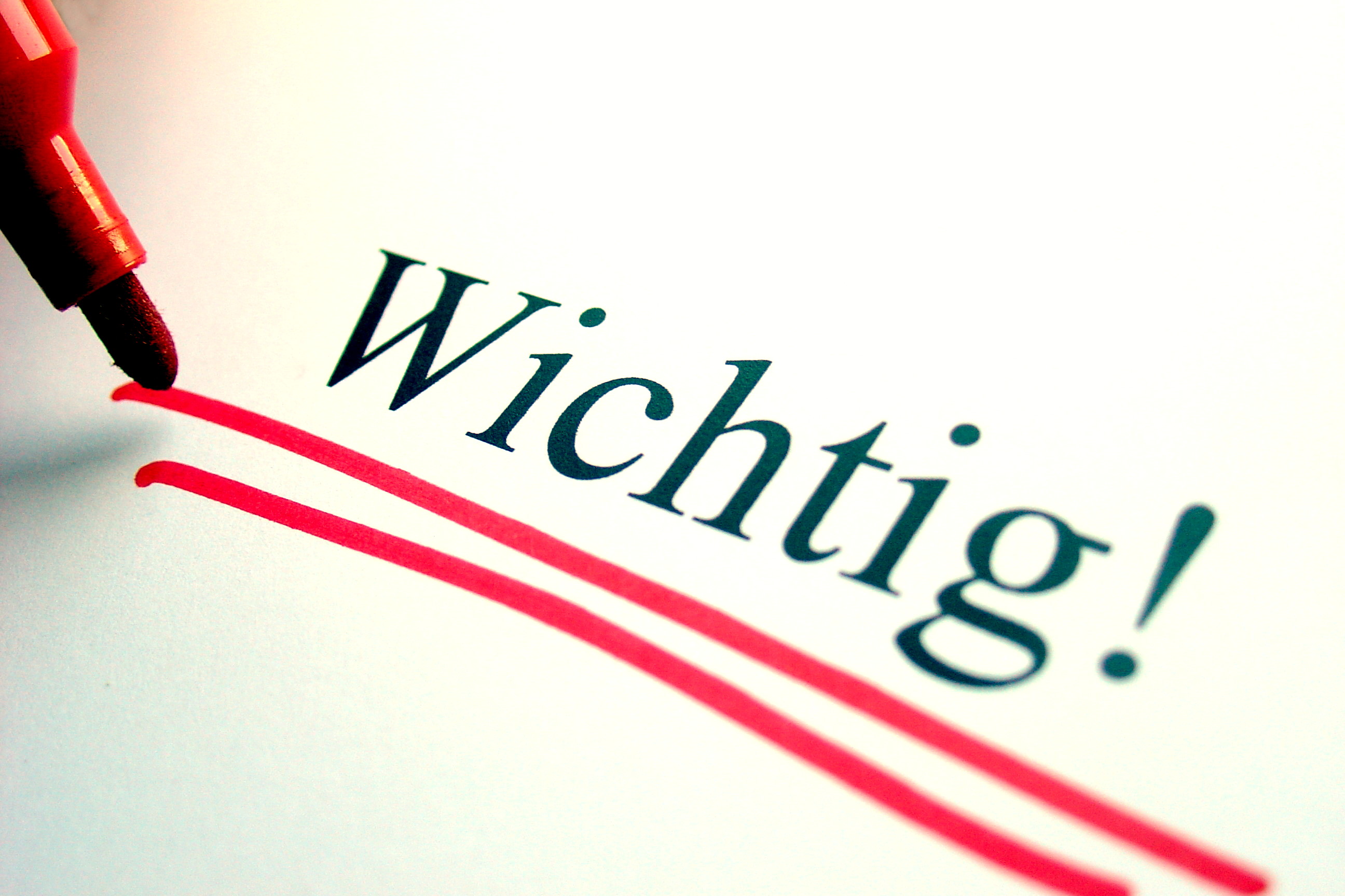 Wichtig